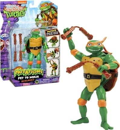 NINJA TURTLES FIGURINE – 15 CM DELUXE TRANSFORMABLE FIGURINE – MICHEL
