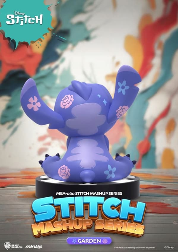 Beast Kingdom Mini Egg Attack Stitch figurine, 10 cm
