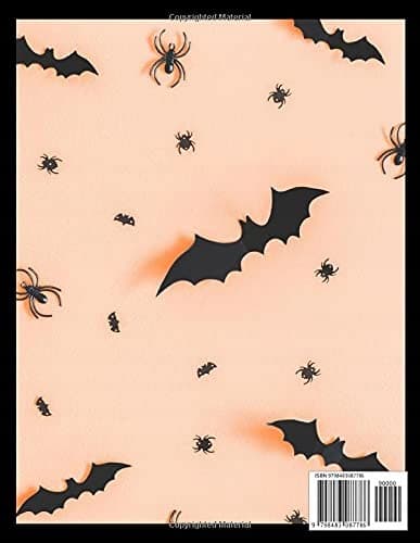 Bats And Spiders Notebook (Journal, Diary). 140 pages. 8.5x11 inches. Col