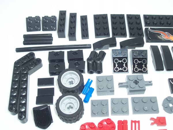 Second-hand LEGO Racers 8164 Extreme Wheelie, pull-back car