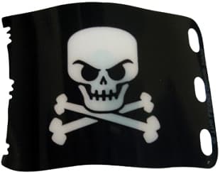 LEGO Pirates – 7 x 4 skull flag 84622, second-hand