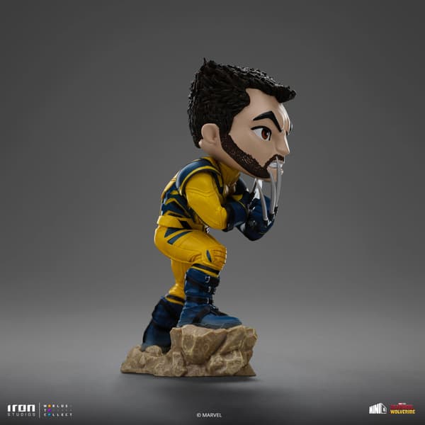 Deadpool, Wolverine and Headpool (Unmasked) figurine, MiniCo, Deadpool