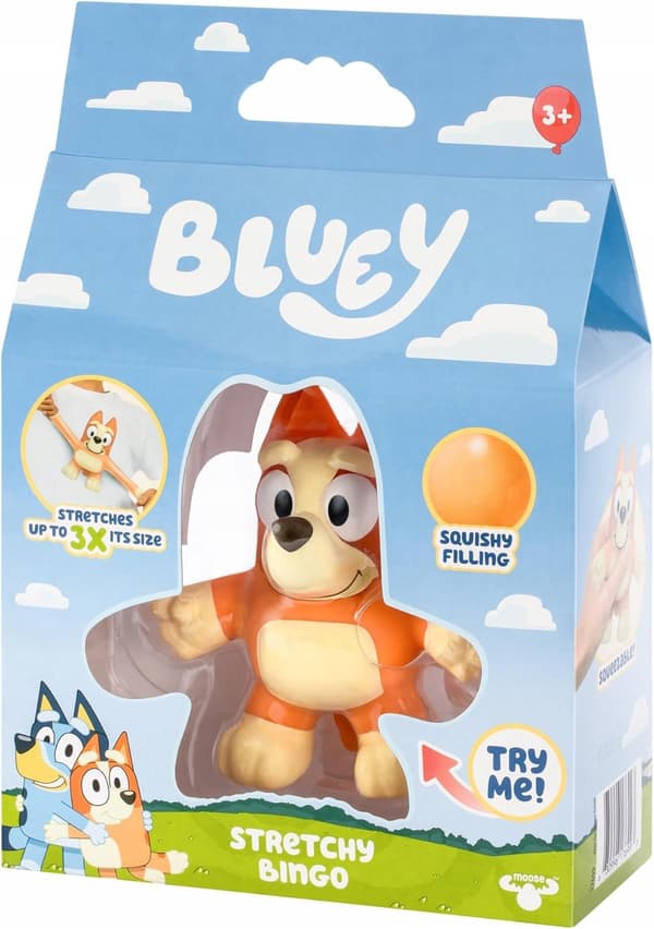 MOOSE TOYS Bluey Stretchy Bingo Stretchy Figure