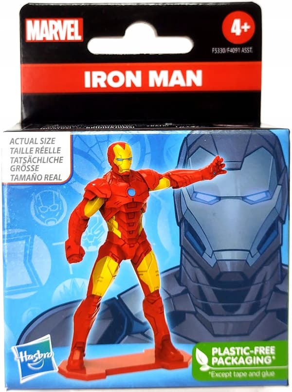 2x Hasbro Marvel Iron Man Mini Figure, 6cm