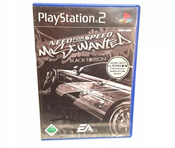 NEED FOR SPEED: MOST WANTED BLACK EDITION PS2 GAME