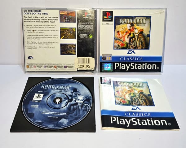 ROAD RASH JAILBREAK 3XA PlayStation (PSX)