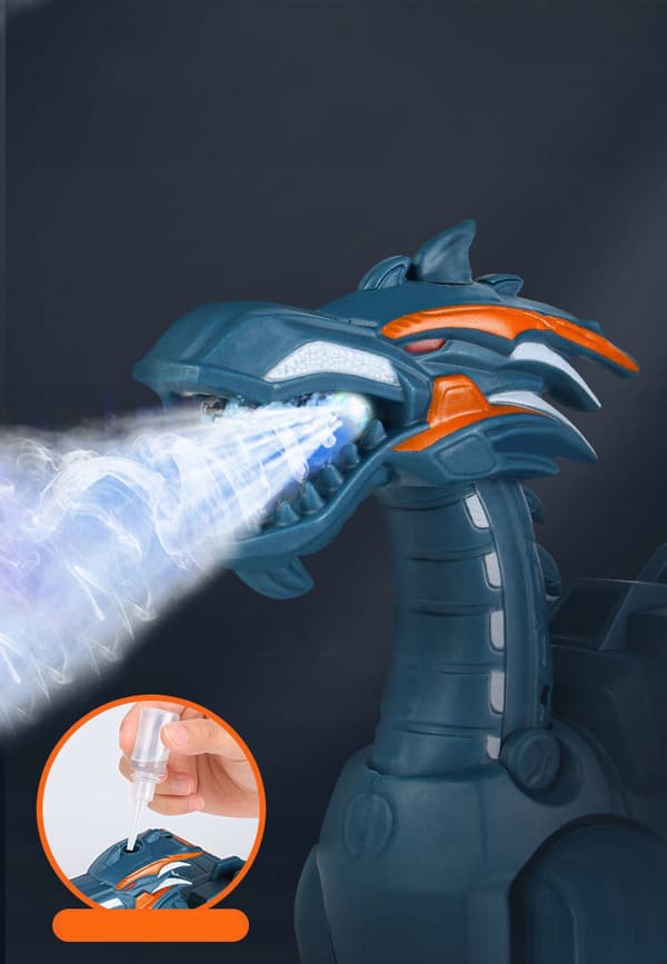 DRAGON INTERACTIVE TOY FIRE-BREATHING ROBOT DINOSAUR INTERACTIVE LARGE
