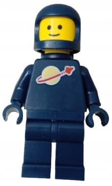 Lego Spaceman Classic Space figure, light blue / Dark Blue N