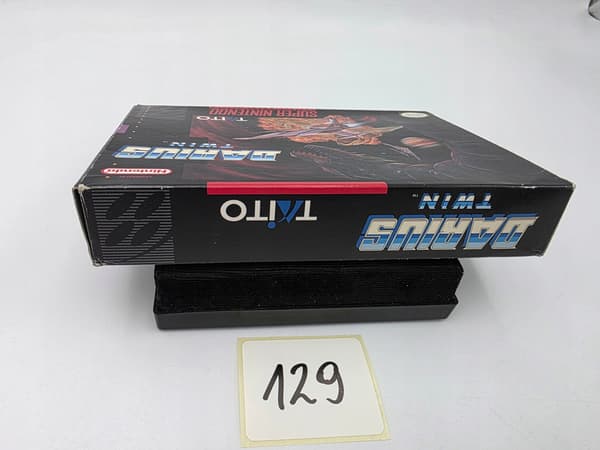 NINTENDO SNES DARIUS TWIN NTSC VERSION ORIGINAL CARDBOARD BOX