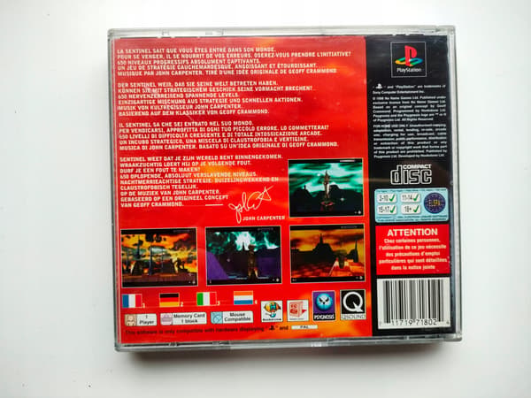 *** SENTINEL RETURNS PLAYSTATION 1 PS1 PSX PSONE ***