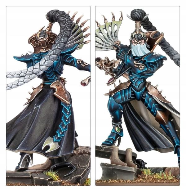 Drukhari Lady Malys Warhammer 40 000 40k Figur: Archon, de mörka Eldarerna