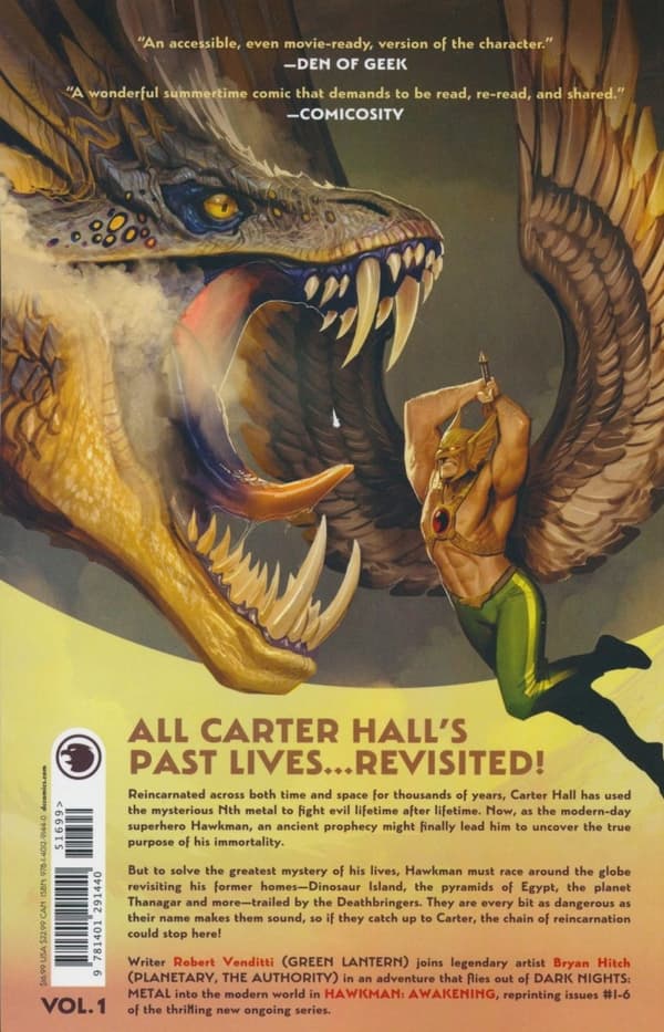 Hawkman Volume 1: Awakening by Robert Venditti