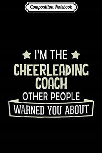 Composition Notebook: Cheerleading Coach – This Coach Loves Her Cheer Squad G