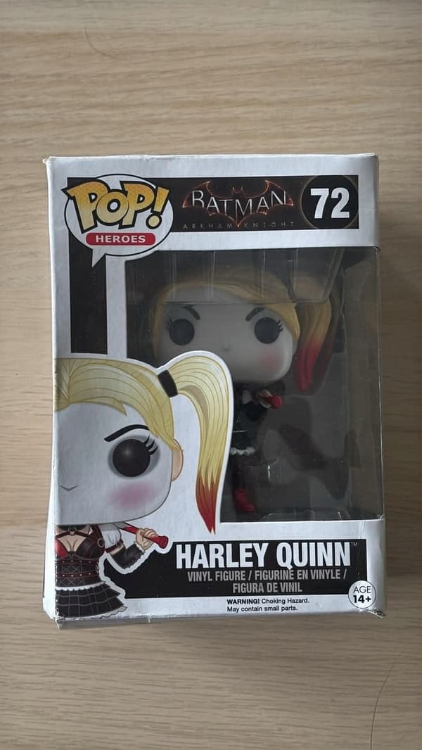 Funko POP 72 Harley Quinn Batman Arkham Knight Pop Vinyl, Multi – DESCRIPTION!!