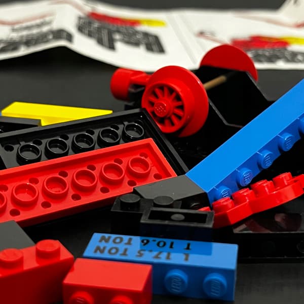 132 LEGO Crane and Wagon