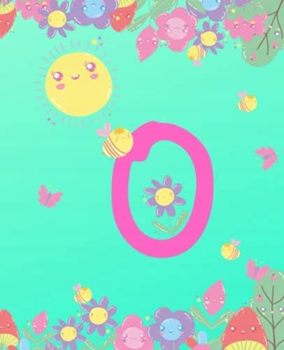 O: Adorable Monogram Initial "O" Composition Notebook for Girls: (7.5 x 9