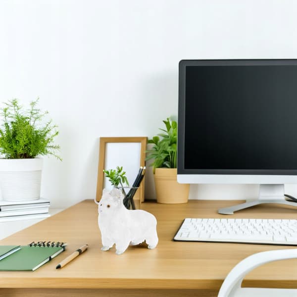 WHITE PLUSH SHEEP – A REALISTIC DECORATION AND TOY