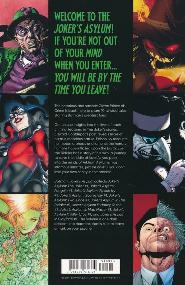 BATMAN: JOKER’S ASYLUM SC – A collective work
