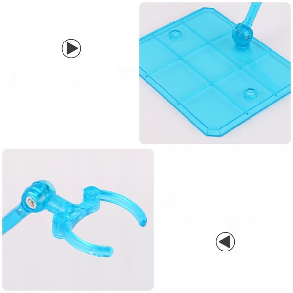 5 PCS. ACTION FIGURE STANDS, STABLE, PLASTIC, COLOURFUL