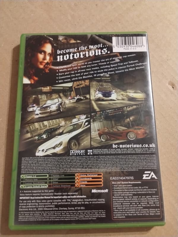 Need for Speed: Most Wanted for Xbox