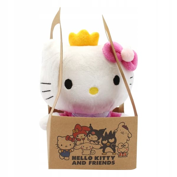 Sanrio Hello Kitty Princess Plush Toy, 14 cm