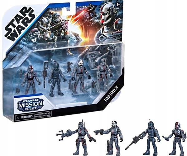 Star Wars Mission Fleet Bad Batch 4-pack Action Figures Set – Star Wars by Hasbro