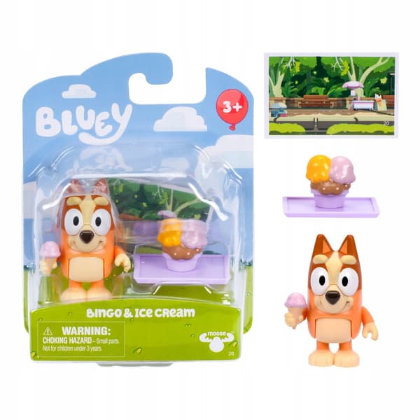 Bluey. Figurine with assorted accessories