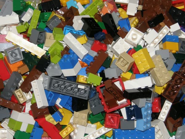 Original Lego building blocks – Brick MIX, 0.5 kg