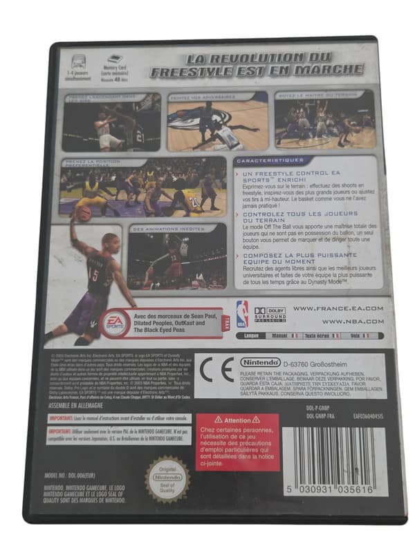 NBA Live 2004 Nintendo GameCube game (boxed)