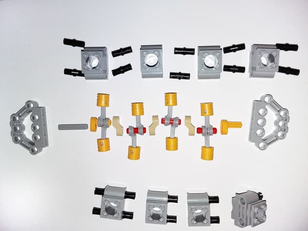 LEGO TECHNIC V8 Engine Set 2852 2850b 2851 32333