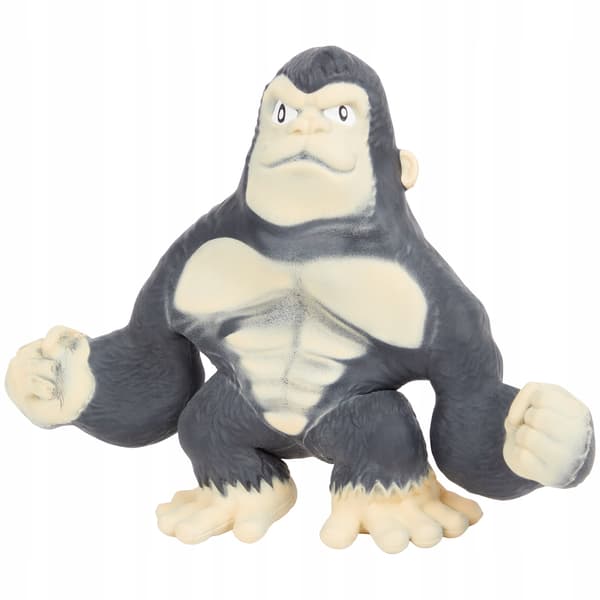 Stretch SQUAD Stretchy Toy – Rubber MUTANT KING KONG GORILLA – BLACK