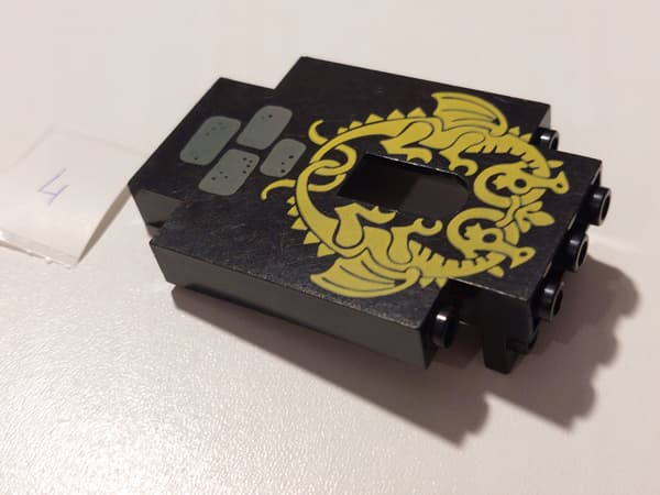 LEGO 4444pb03 Black panel for 1906, 6082