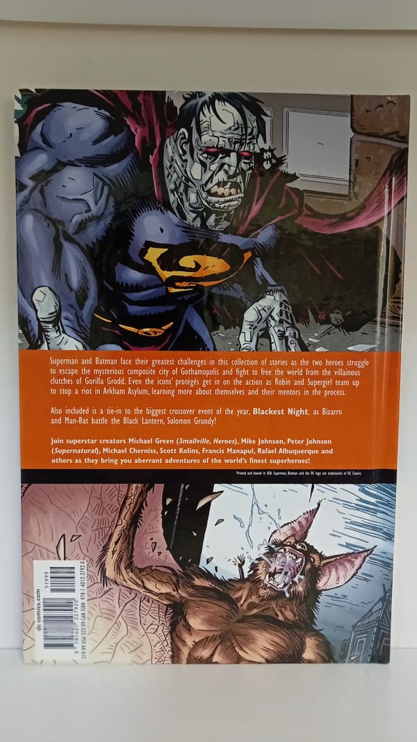 SUPERMAN BATMAN NIGHT AND DAY HC