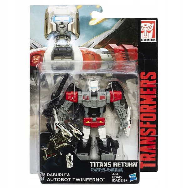 Hasbro Transformers action figure, black plastic, 8 years and over
