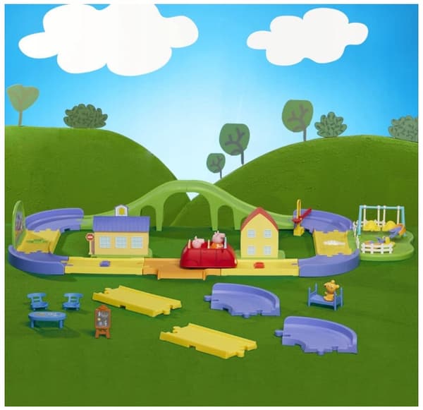 INTERACTIVE PEPPA PIG TRACK: A THRILLING JOURNEY Car Set