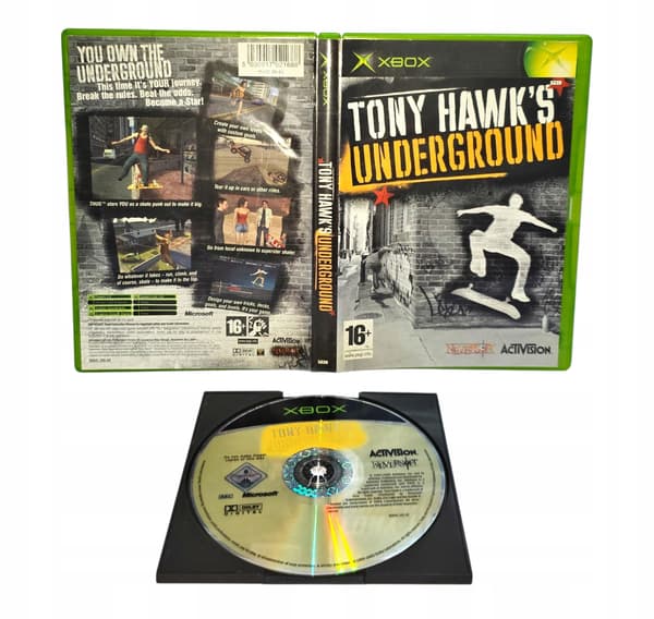 TONY HAWK'S UNDERGROUND XBOX
