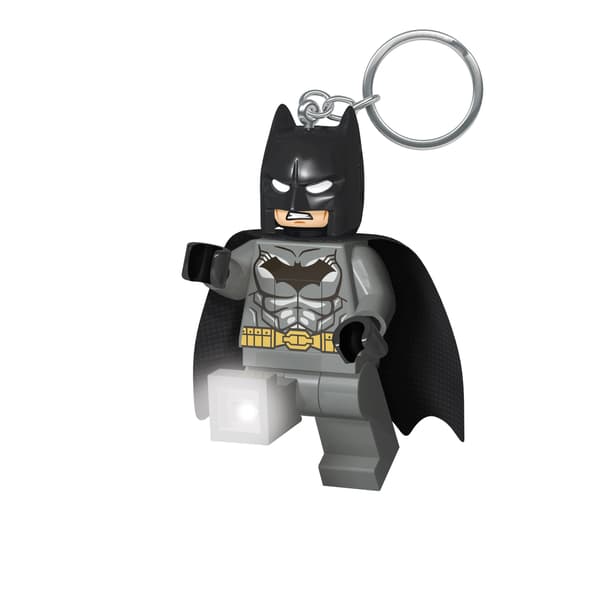 LEGO DC Super Heroes Batman grey LED torch keyring
