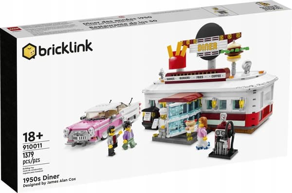 LEGO 1950s Restaurant Set – 1,379 pieces
