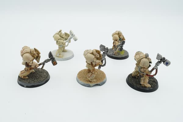 Warhammer 40k Space Marines Assault Terminator Squad – set of 5 miniatures