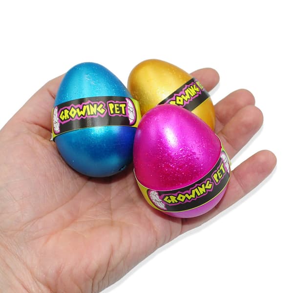 6x MAGICAL LARGE EGG – HATCHING DINOSAUR SURPRISE THAT GROWS IN WATER