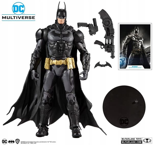 Large Batman Arkham DC Multiverse figurine, 20 cm.