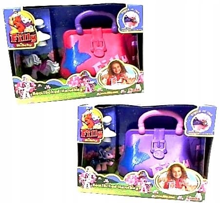 FILLY PONY FIGURINE WITH A CUTE LITTLE BAG 3061
