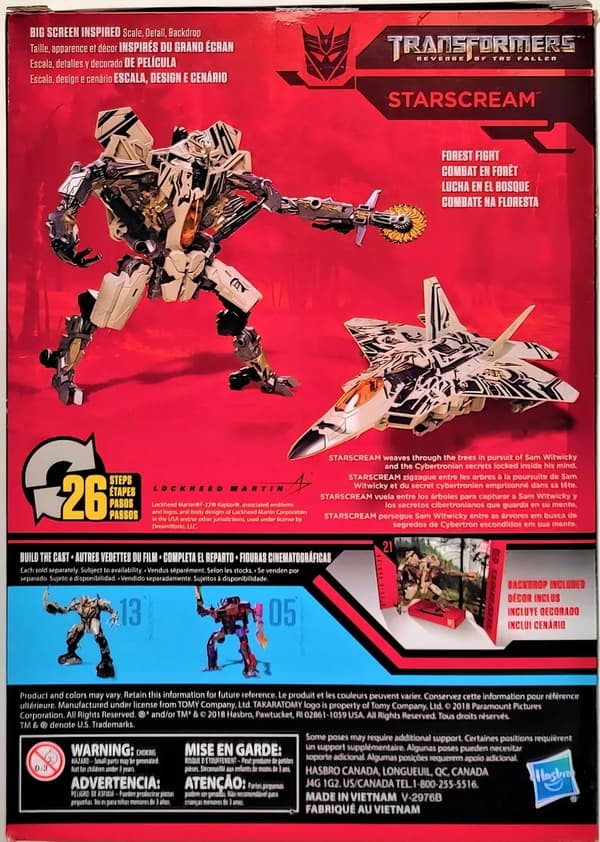 Transformers Generations VOYAGER STARSCREAM Studio Series 21 action figure