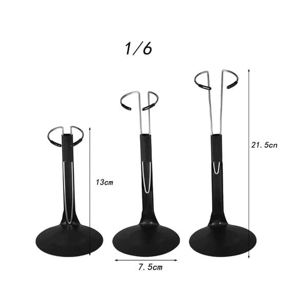 1:6 scale action figures Display stand Doll accessories Display unit Height-adjustable