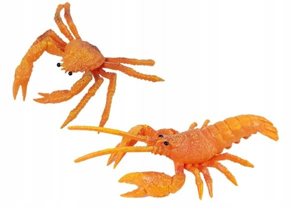 SET OF OCEANIC MARINE ANIMAL FIGURINES – MOVABLE EDUCATIONAL ELEMENTS
