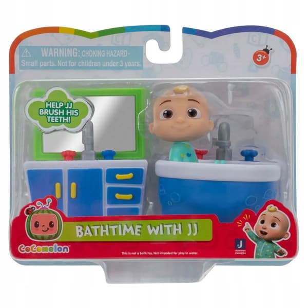Cocomelon Bath Time Set + JJ Figurine