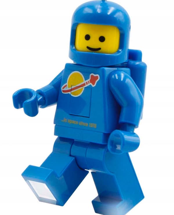 LEGO LED TORCH KEYRING – SPACE CLASSIC ASTRONAUT – BLUE