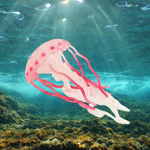 Ocean Creatures Vivid Jellyfish Model Educational toys Blush brushes