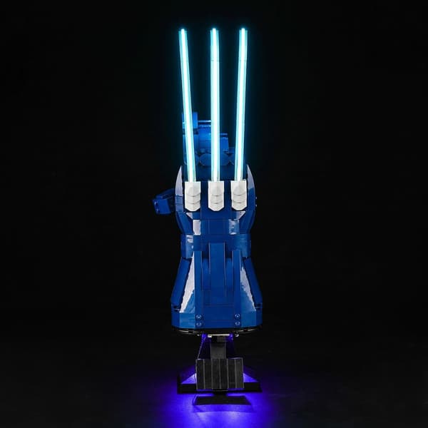 LED light set compatible with 76250 Wolverine’s Adamantium Claws