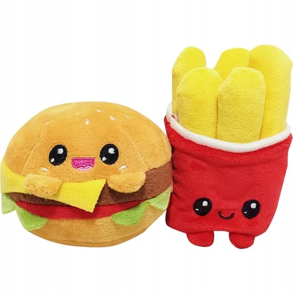 Yummies Joy Toy Standard Plush Burger and Chips